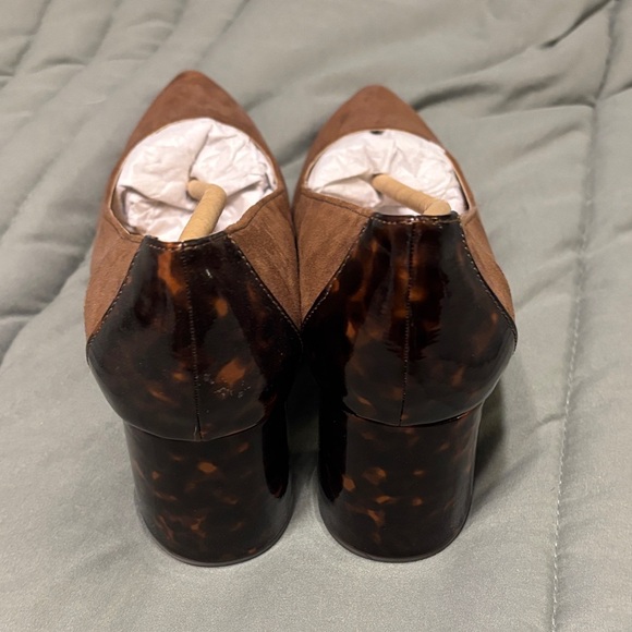 Nine West Brown Suede Heels - Picture 2 of 5